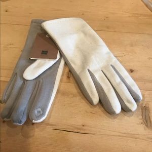 Two tone women’s cashmere gloves